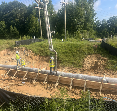 MES Pipe Swale Cradle